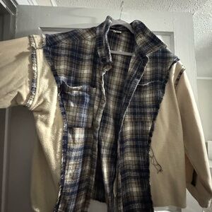 Oli & Hali Blue and Brown Plaid Jacket